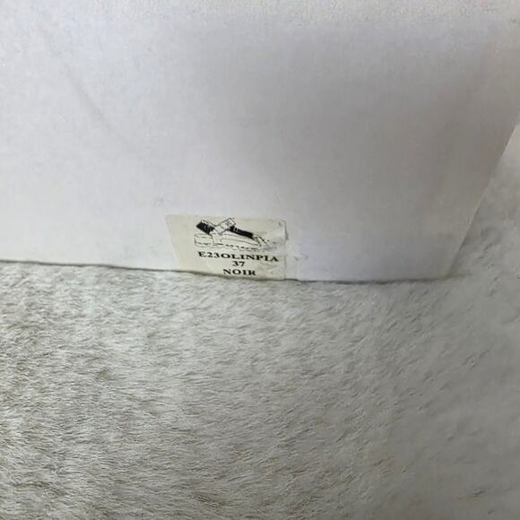 NEW Sandro Paris Black Crochet Shell Platform Sport Sandals Noir Leather EU 37 - Picture 13 of 16